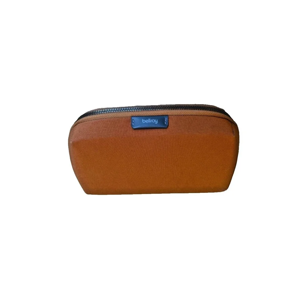 Bellroy Venture Travel Cord Money Pouch Clay 1.5L EUC!